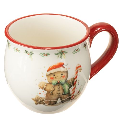 Floristik24 Gingerbread Man Mug Ceramic Christmas Mug H9.5cm