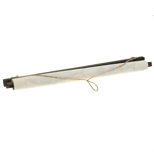 Floristik24 Deco scroll made of linen with fish 60cm x 72cm