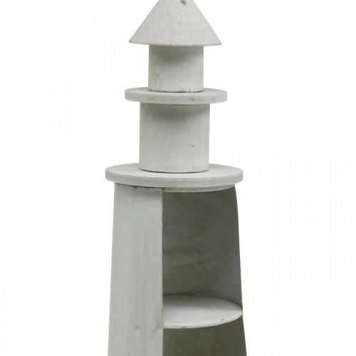 Product Lighthouse Shabby Chic Cream Maritime Deco Ø13cm H41.5cm