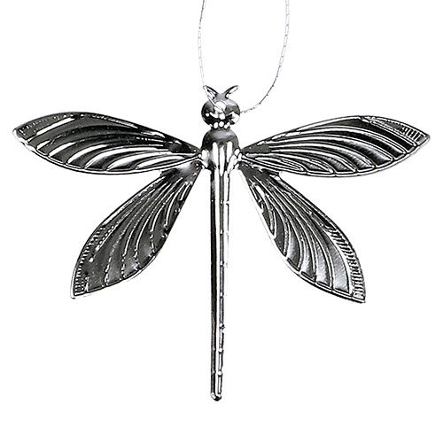 Product Dragonflies to hang silver 6.5cm x 5cm 36pcs