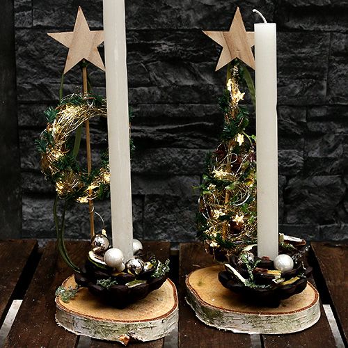 Product LED light wire stars LED light chain 20er 2,3m warm white 6pcs