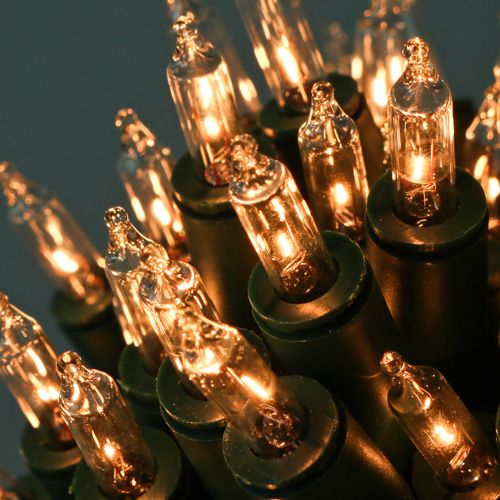 Floristik24 Light chain mini 100 15m for indoor green / clear