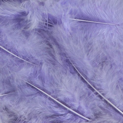 Product Purple Feathers Fluffy Craft Supplies Spring 5–10cm 20g