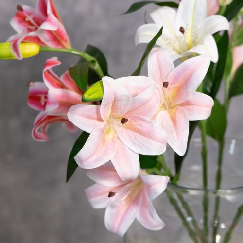 Product Artificial lilies, perfect for wedding decorations, 66cm, 2 pieces