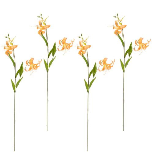 Product Artificial lilies, decoration for weddings and events, 77cm, 4 pieces
