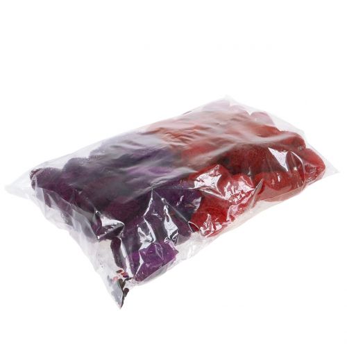 Floristik24 Luffa sorted violet, wine red 9cm – 12cm 50 pcs