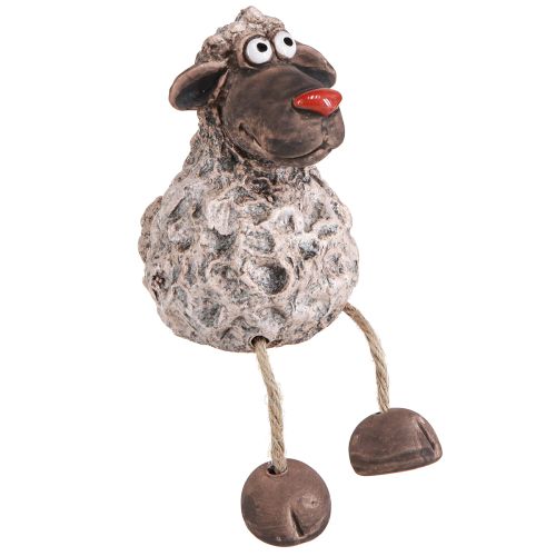 Product Funny Decoration Sheep Easter Edge Stool Brown H15cm 3 Pcs