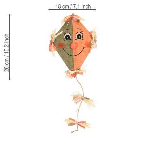 Product Funny decorative dragon for hanging orange 18×26cm 2pcs