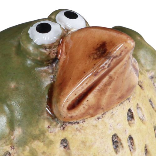 Floristik24 Funny Bird Ceramic Decoration Spring Green 9×7.5×6.5cm 3 pcs