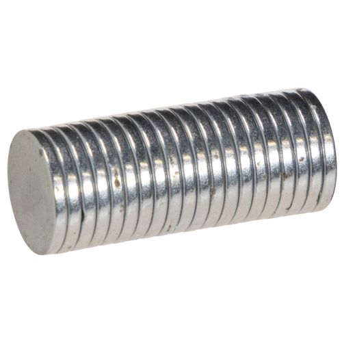 Round magnetic disc for candle holders and metal trays, 1cm, 20 pieces buy online | Floristik24.ie