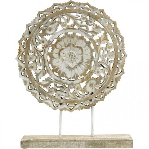 Floristik24 Mandala to place, floral wood decoration, table decoration, summer decoration shabby chic nature H39.5cm Ø30cm