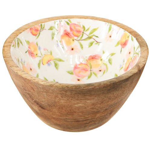 Floristik24 Mango wood decorative bowl peach wooden bowl Ø12.5cm