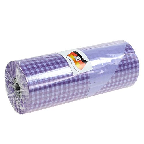 Product Cuffs Paper Check Purple 25cm 100m
