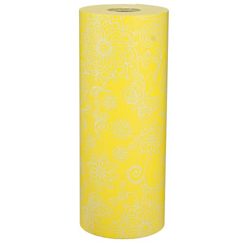 Product Cuff paper yellow white Summertime 25cm 100m