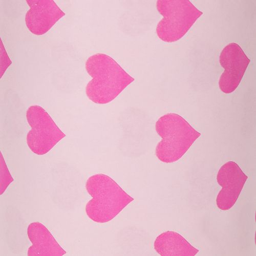 Cuff paper with heart motif,