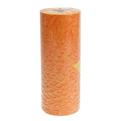 Floristik24 Cuff paper orange 25cm 100m