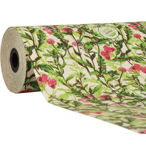Floristik24 Cuff paper meadow tissue paper grass paper 25cm 85m