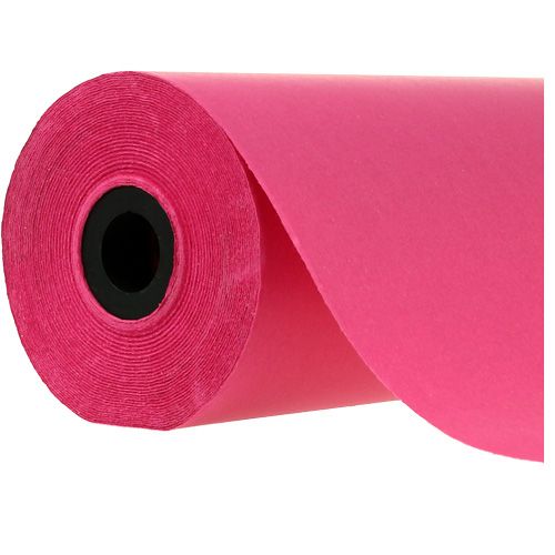Floristik24 Cuff paper pink 37.5cm 100m