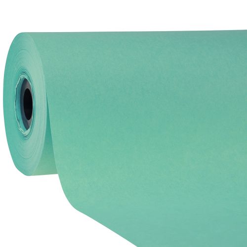 Floristik24 Cuff paper tissue paper wide turquoise 37.5cm 100m