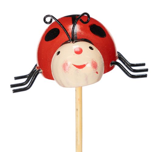 Product Ladybug garden stakes, decoration for spring and summer, flower decoration, 31cm, 4 pieces