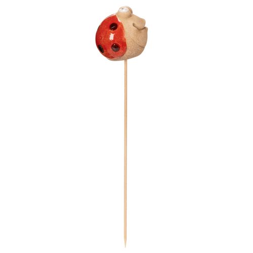 Product Ladybug garden stakes, decorative eye-catcher for garden decoration, 25cm, 4 pieces