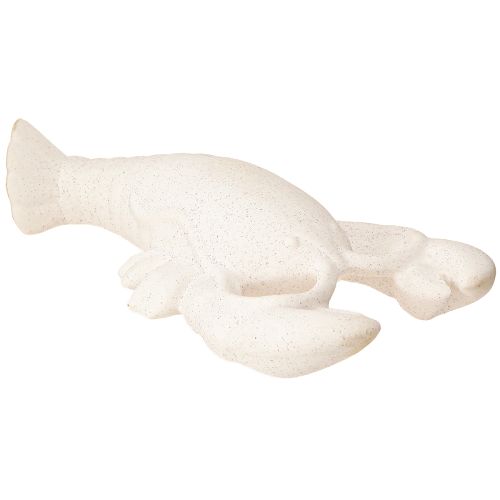 Floristik24 Maritime Decoration Ceramic Figure Lobster White 26.5×13×5cm