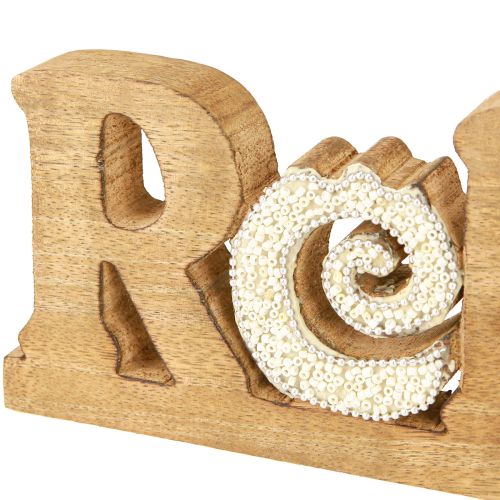 Product Maritime table decor “Relax” Mango wood 28×10cm
