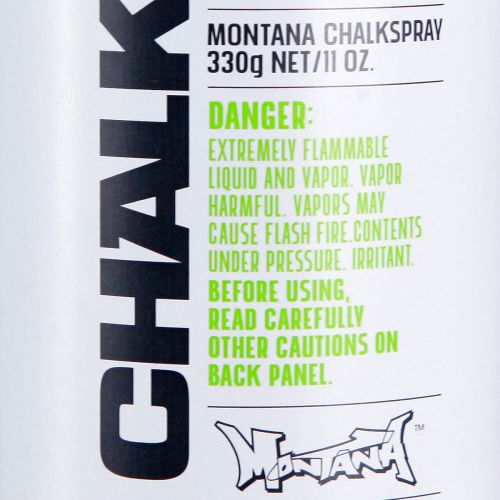 Product Marking spray, spray chalk, white matt, Montana 400ml