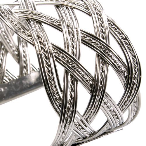 Product Metal bracelet silver 6pcs