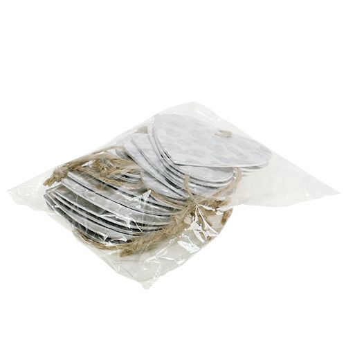 Floristik24 Metal heart for hanging 5.5cm 16 pcs