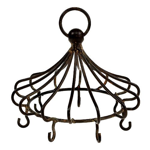 Product Metal crown for hanging brown