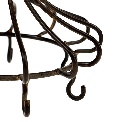 Product Metal crown for hanging brown