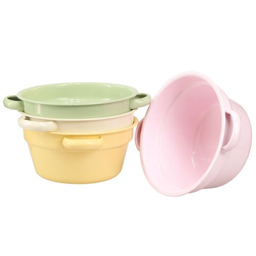 Product Metal decorative bowl, pastel colored, Ø17cm H8cm, 4 pieces