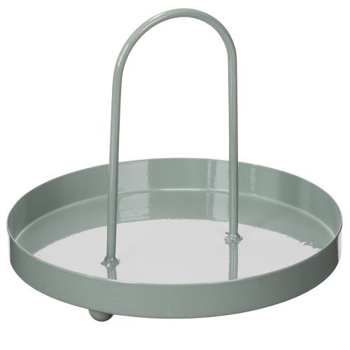 Decorative tray for use in the kitchen and to decorate the dining table, high handle, 18cm