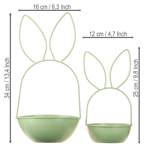 Product Bunny Planter or Centrepiece Easter decor for your living room 34cm