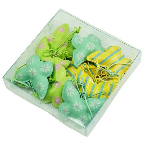 Floristik24 Metal butterflies to hang 4.5cm 9pcs