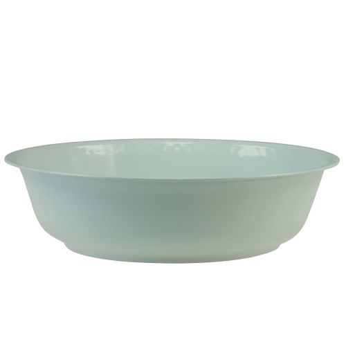 Floristik24 Metal bowl bowl white bowl enamel look Ø25cm H7cm