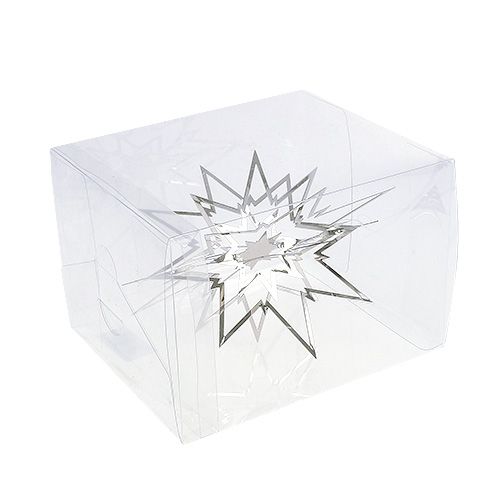 Floristik24 Metal star to hang 3D silver 16cm