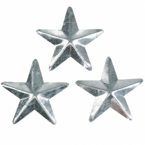 Star metal silver 4cm 48p