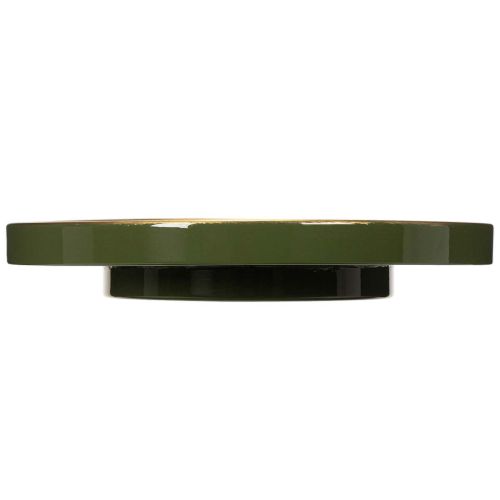 Decorative tray in green with