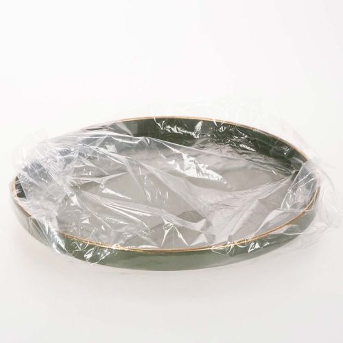 Decorative tray in green with