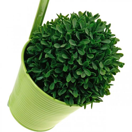 Floristik24 Plant pot to hang, balcony decoration, flower pot green Ø13.5cm