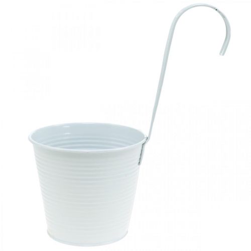 Floristik24 Planter, flower pot for hanging, flower decoration, hanging pot white Ø13.5cm