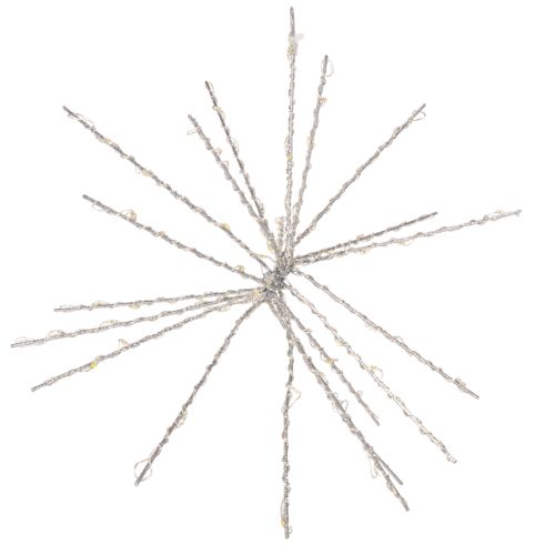 Decorative Polar Star LED light, warm white, with timer, outdoor, 29cm