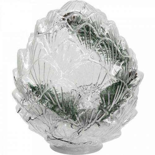 Floristik24 LED Lights LED Cones Christmas Decoration Timer Warm White 19.5cm