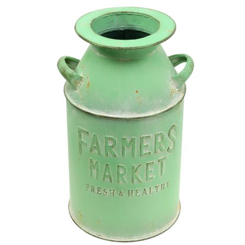 Floristik24 Decorative milk jug antique green Ø18cm H32cm