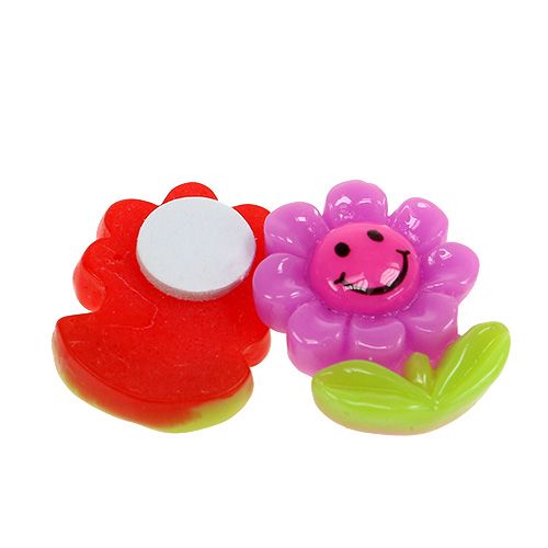 Floristik24 Mini flowers for gluing 2cm 24 pcs