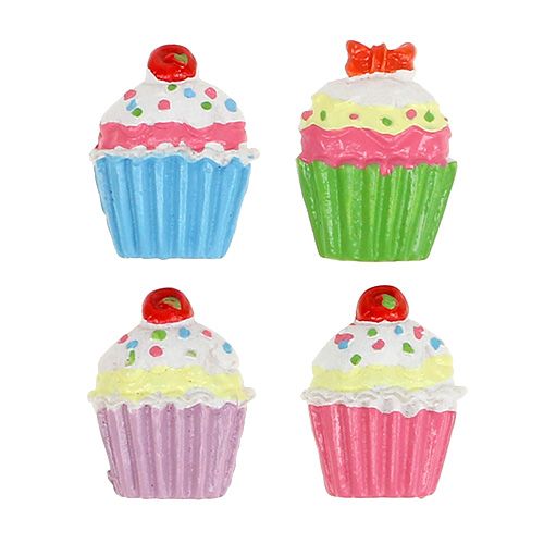 Floristik24 Mini cupcakes colored 2.5cm 60pcs