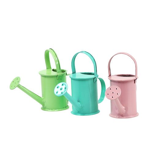 Floristik24 Mini watering cans pastel assort. Ø4cm 12pcs