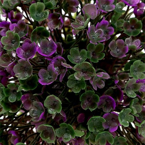 Product Mini decorative ball purple with artificial flowers Ø10cm 1 pc